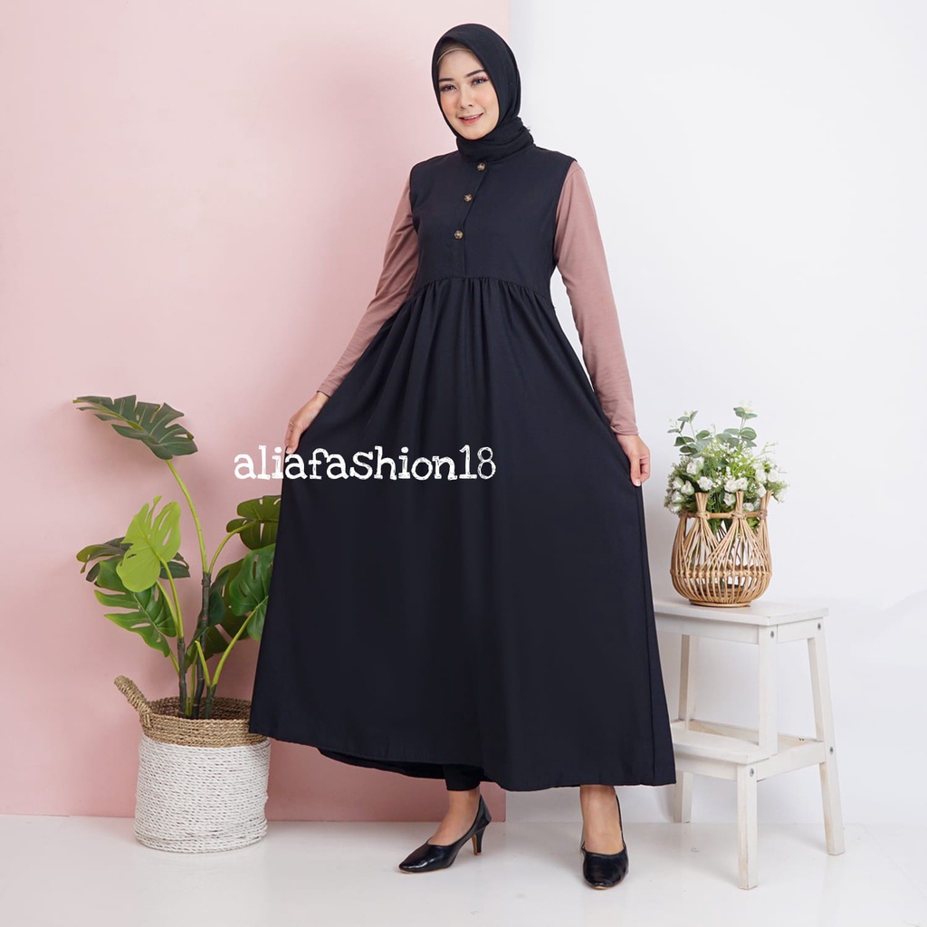 INNER DRESS KANCING/DALAMAN GAMIS TANPA LENGAN/INNER DRESS SHAKILA/LONG DRESS