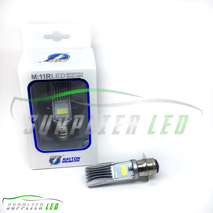 Lampu Utama LED Motor 2 Sisi RTD M11R Socket H6