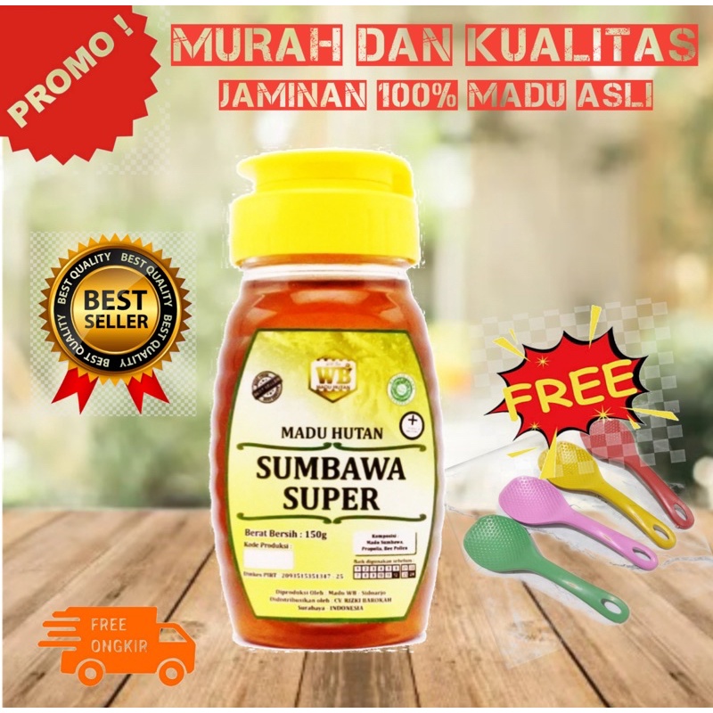 

Madu Asli Sumbawa Super Murni Original 100% Wild Bee - Kemasan Favorit