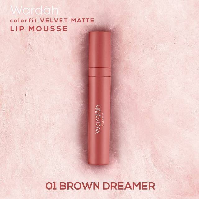 Wardah Colorfit Velvet Matte Lip Mousse No 1-8