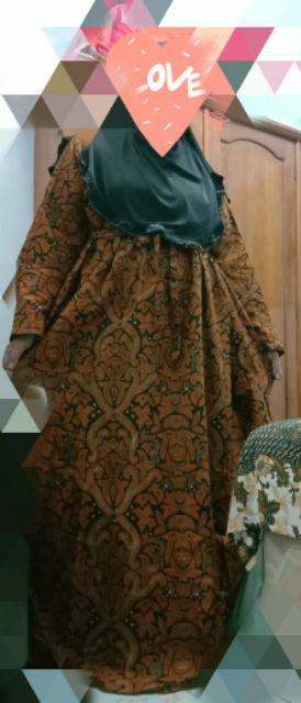 New Sriwedari Superjumbo(gamis Batik Jumbo,batik Bigsize,busana Wanita,batik Murah,batik Solo)