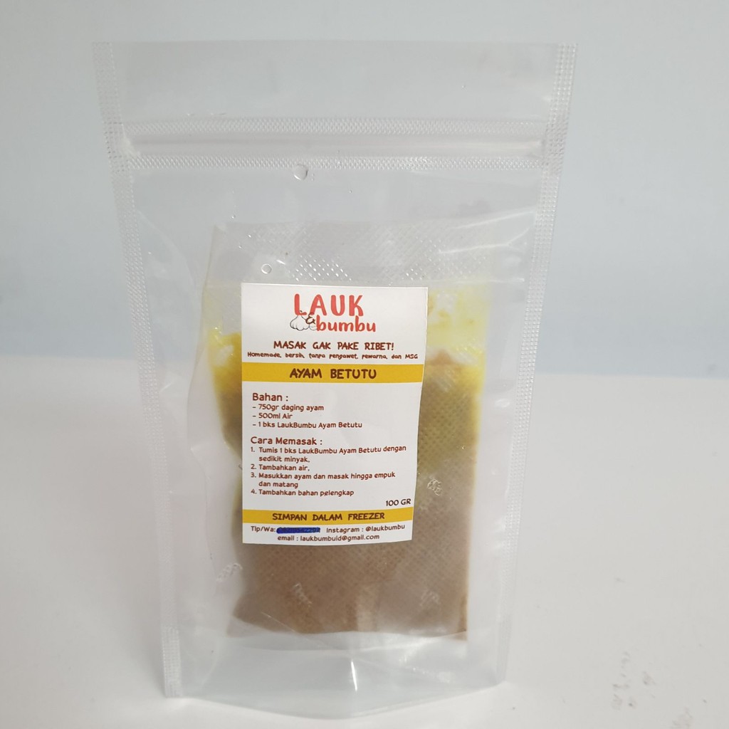 

Lauk Bumbu BETUTU 100gr bumbu siap pakai masak