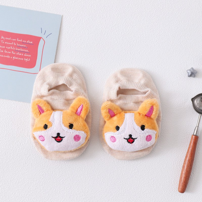 Kaos Kaki Boneka Import | Kaus Kaki Bayi Korea | Kaos Kaki Karakter Anti Slip | Baby Socks