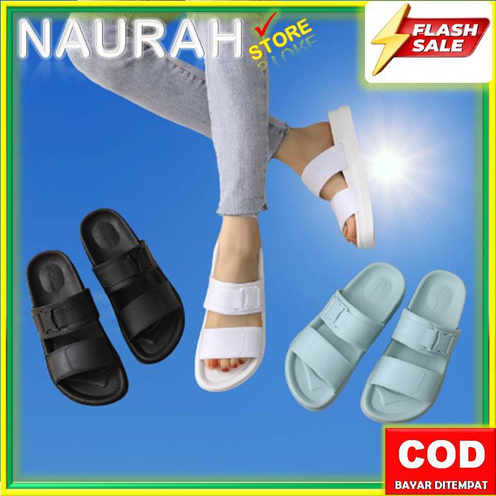 Sandal Wanita Balance 1988 1A Jelly Ban2 Warna Tebal Original Wedges Empuk Lentur Nice OK BLC 1988-1