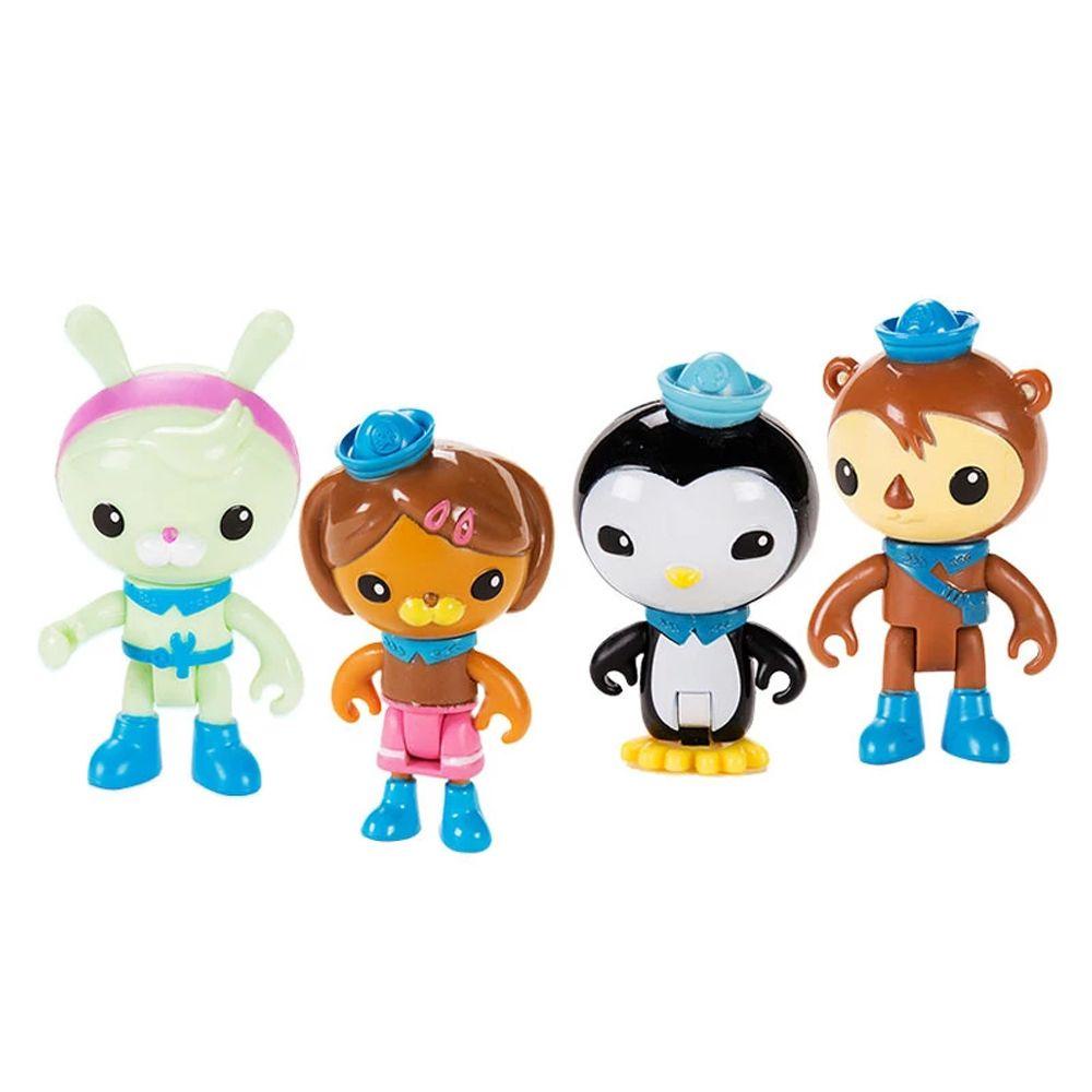 NEEDWAY Action Figure Tweak 8pcs/ Mainan Figure Pesoot Shellington Dashi Ocean Adventure Team
