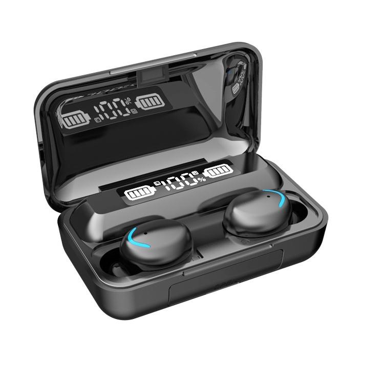 codeJj8J3--F9 TWS Headset Bluetooth 5.0 9D Stereo Full Bass Noise Cancelling Wireless Earphone Touch