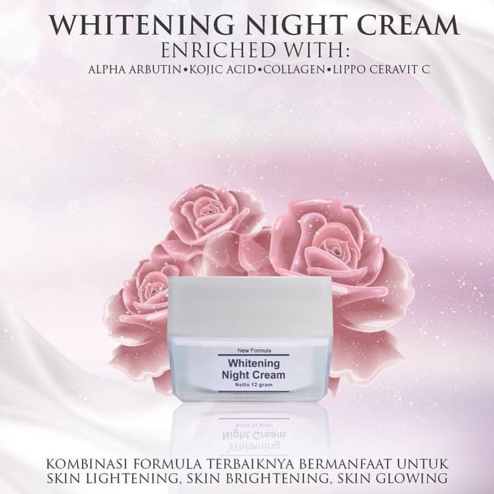 MS GLOW WHITENING NIGHT CREAM