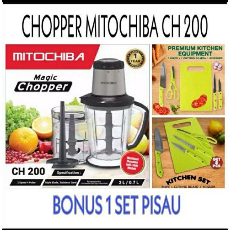 CHOPPER MITOCHIBA CH200 FOOD CHOPPER CH-200