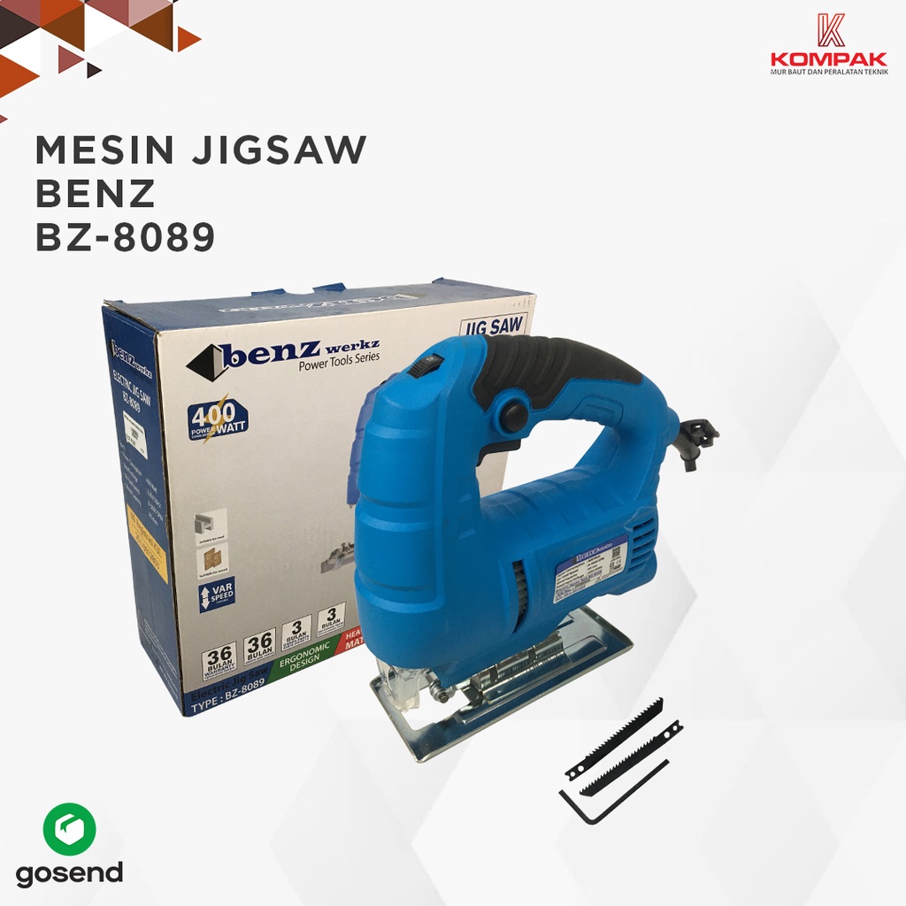 Mesin jigsaw BENZ gergaji listrik mesin jig saw gergaji triplek kayu BZ-8089