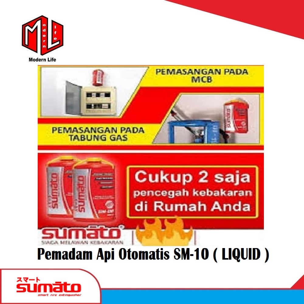 SUMATO SM-10 ORIGINAL ALAT PEMADAM API OTOMATIS APAR LIQUID API SM10