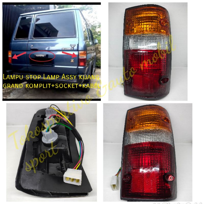 Lampu Stop Lamp belakang Assy Toyota kijang grand Tail Lamp Kijang grand 1992 1993 1994 1995 1996