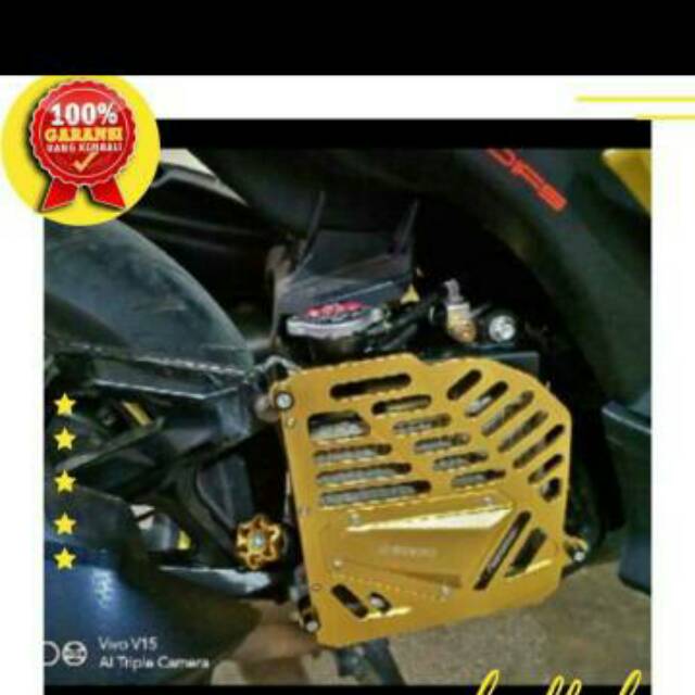 TUTUP RADIATOR AEROX/LEXI/NMAX FB/J SPEED