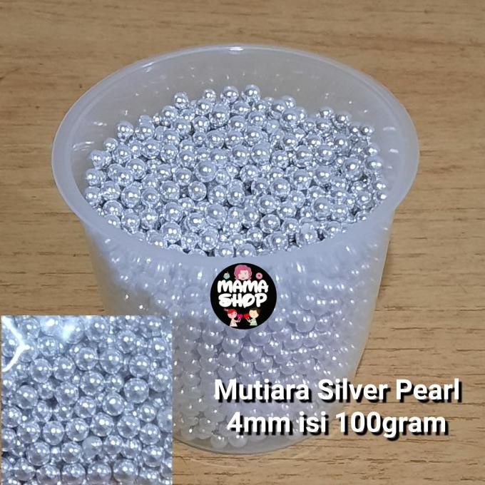 

Sprinkle Mutiara Silver 100 Gram Spikel Trimit Gula Permen Hiasan Kue