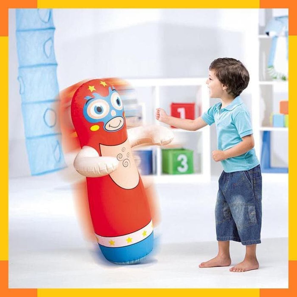 Balon Tinju Motif Pegulat BESTWAY Tinggi 91 Cm