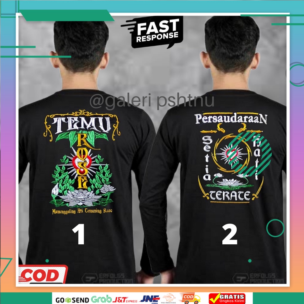 kaos psht lengan panjang - kaos psht lengan panjang bordir - kaos psht lengan panjang distro - kaos 