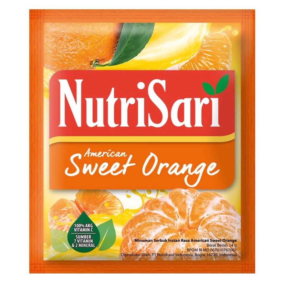 

Nutrisari Sweet Orange isi 10 sachet / 1 renceng