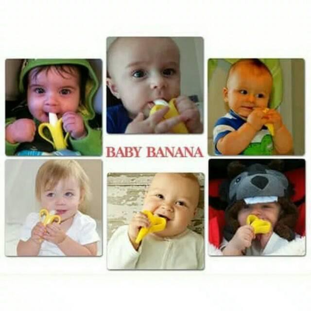 ( YR ) BANANA TEETHER / GIGITAN BAYI BENTUK PISANG-1