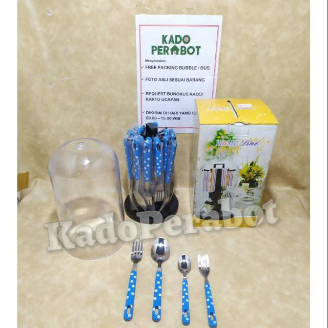 Kado Pernikahan Sendok Set - Kado Peralatan Dapur - Sendok Garpu Cantik Set Mega Store