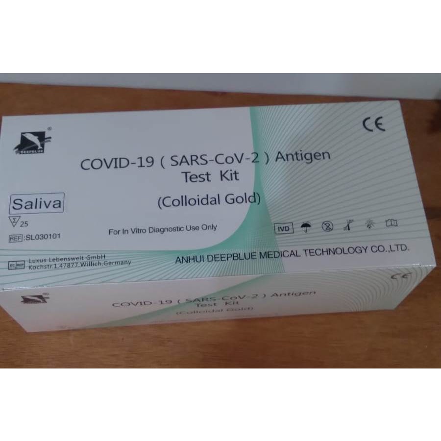 Antigen Anhui Deepblue Saliva Air Liur - AKL - isi 25 original