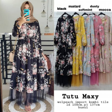 Baju Gamis Muslim Terbaru 2021 2022 Model Baju Pesta Wanita kekinian Bahan Velvet Kondangan remaja