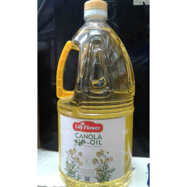 

Canola Oil/minyak canola Lily Flower 2ltr