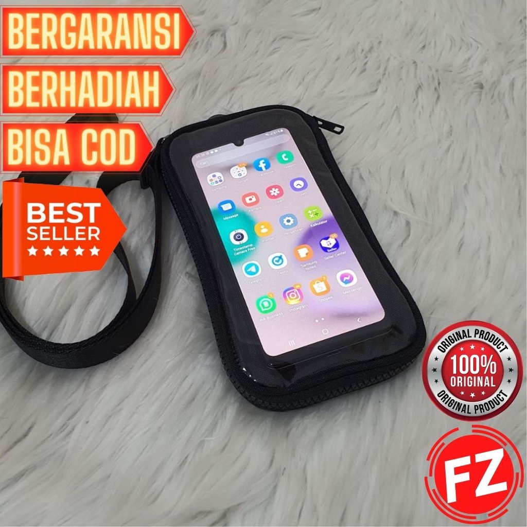 DG3 Tas Dompet Hanging Phone Sako Wallet Gantung Kalung Leher Selempang Hp Kartu Koin Paspor Kunci Hape Dan Uang Pria Wanita Serbaguna Cowok Cewek Terbaru Kekinian Fz