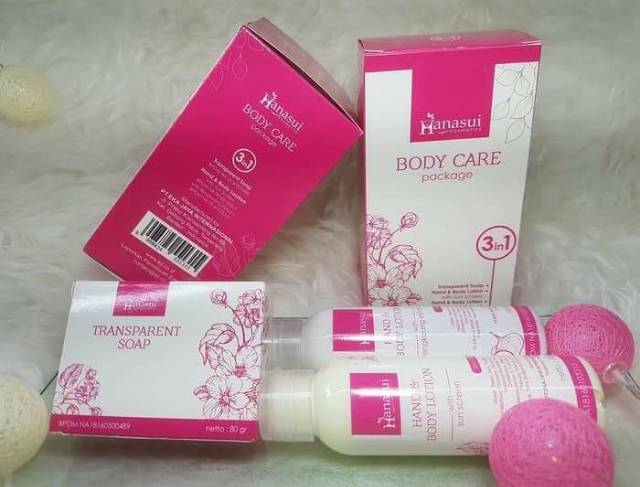 [ORIGINAL] PAKET BODY CARE HANASUI 3IN1