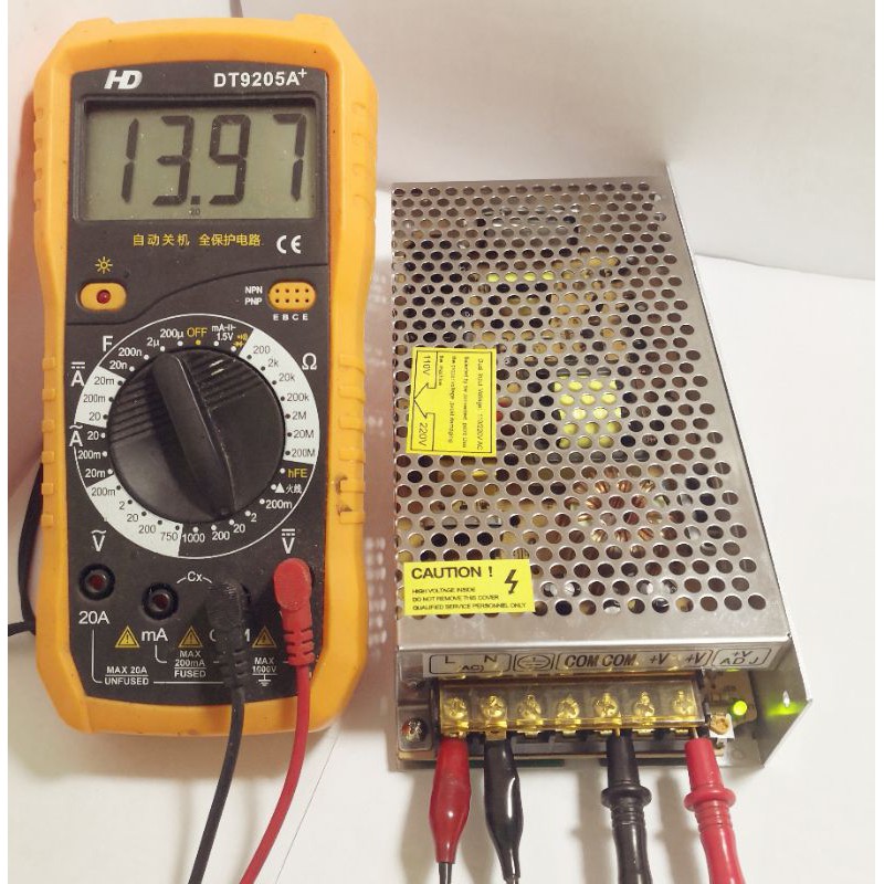 ADAPTOR 12V 15A SWITCHING POWER SUPPLY JARING 12 VOLT 15 AMPERE