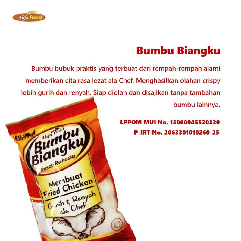 

Bumbu Biangku Alifa Food