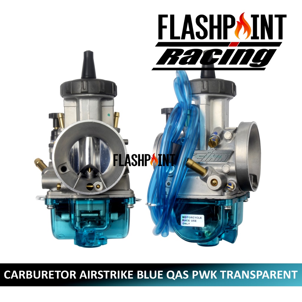 (BISA COD) KARBURATOR SUDCO KEIHIN AIRSTRIKE PWK 24 26 28 30 33 34 35 36 38 40 42 AIR STRIKE CARBURATOR KARBU SPIN BEAT VARIO MIO RX MX MEGAPRO KLX 125 110 GRAND SUPRA 125 X BYSON NINJA CBR GL PRO RR SOUL FI FU SATRIA SMASH R 115 SHOGUN TIGER GL F1ZR-AIRSTRIKE BLUE