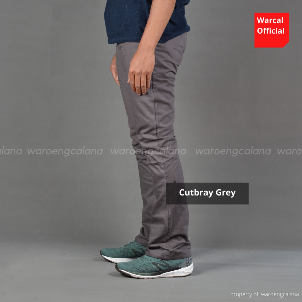 Varius Celana Cutbray Chino Grey