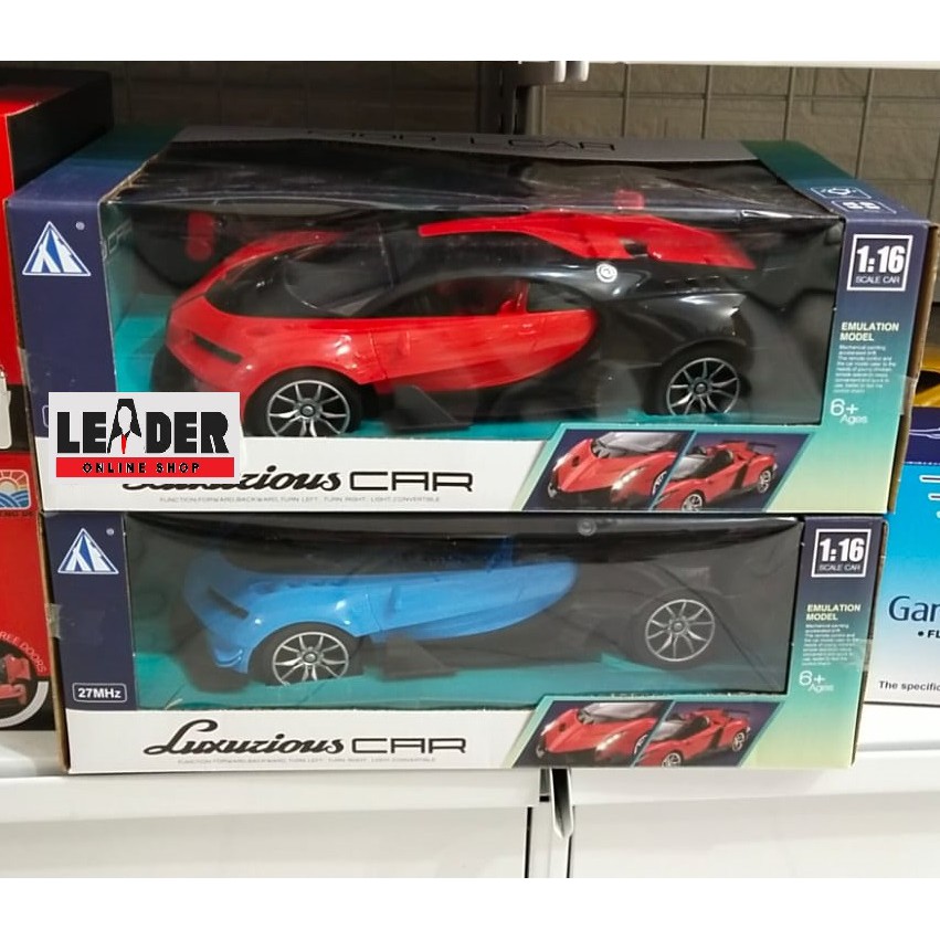 RC LUXURIOUS SPORT CAR EMULATION MODEL SKALA 1:16 MAINAN MOBIL REMOT LAMBO XF KOMBINASI 2 WARNA
