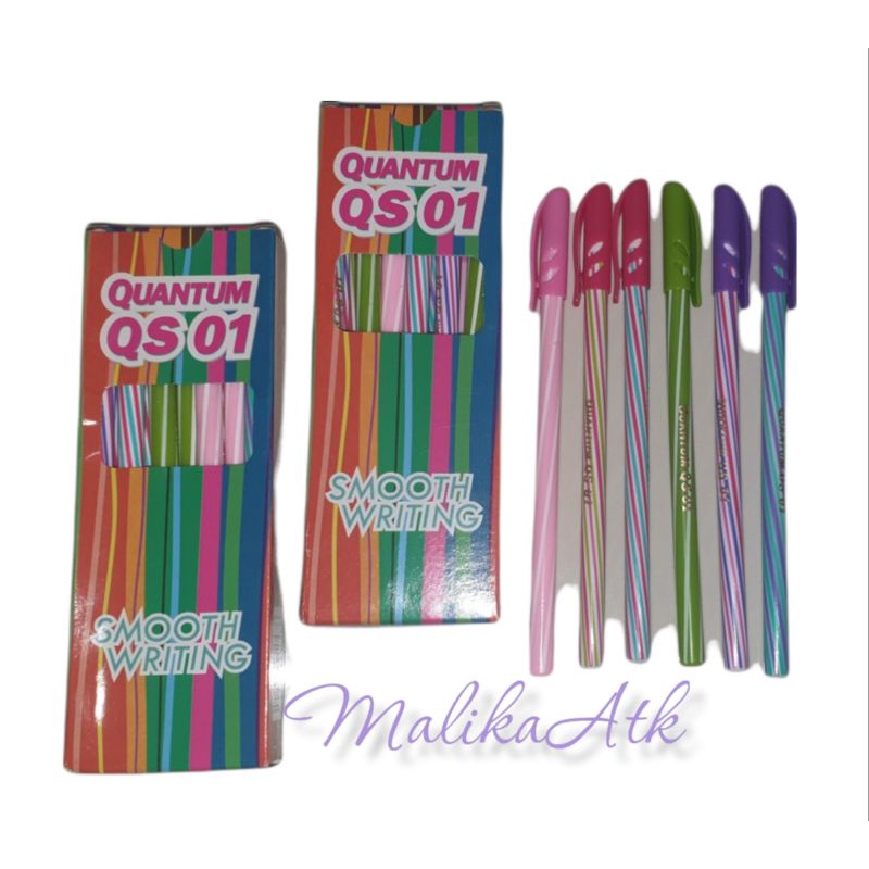 

Pulpen Quantum Pen Mungil Pulpen Warna warni
