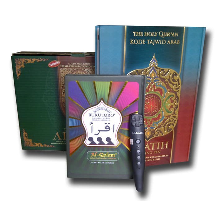 ALFATIH Talking Pen, AlQuran Al-Fatih, Al-Quran Read Pen + buku IQRO