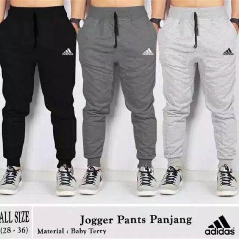 Celana Joger Panjang Sweatpants Training Size M -XXL ADS