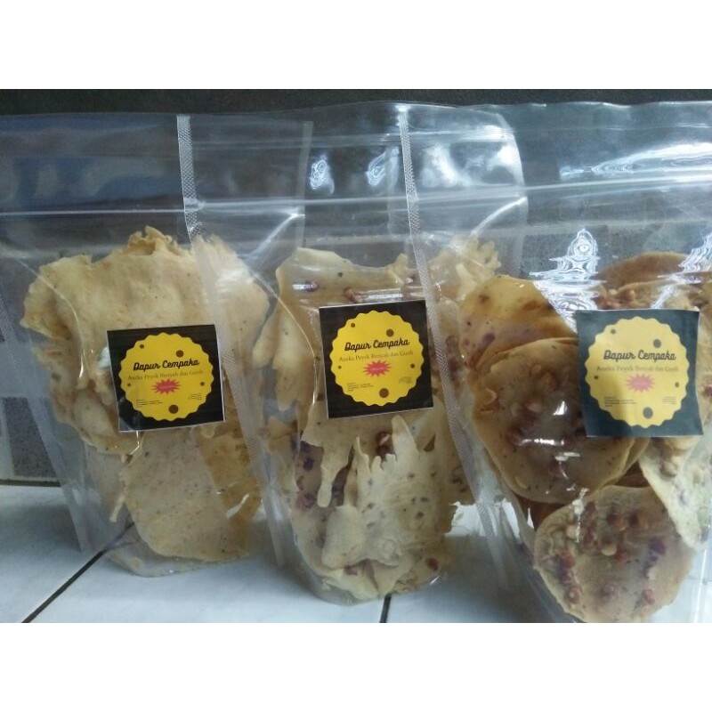 

PEYEK UDANG REBON GURIH DAN RENYAH ( 200 gram)