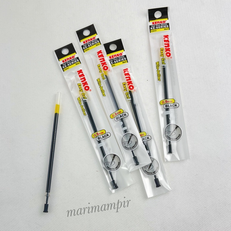 

REFILL / ISI PULPEN GEL / CAIR KENKO EASY GEL 0.5 MM HITAM