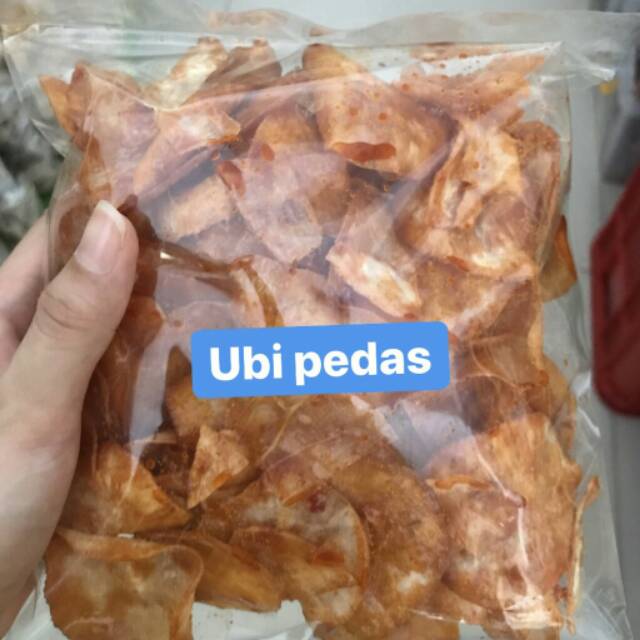 

Kripik Ubi pedas 200GRAM