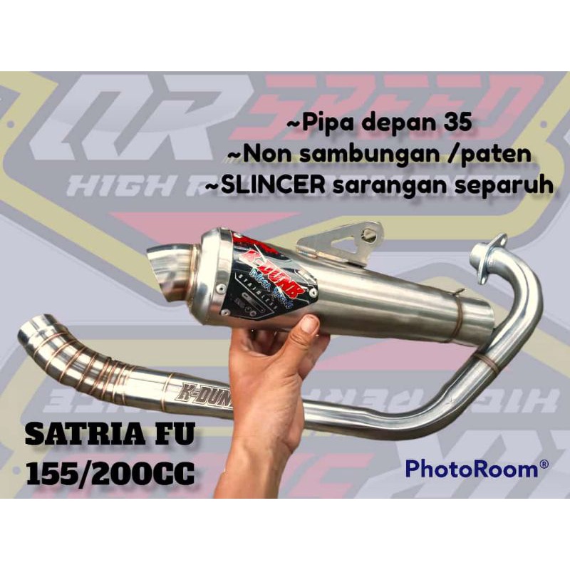 Knalpot FU PORTING 155 CC Satria Fu Porting  200cc