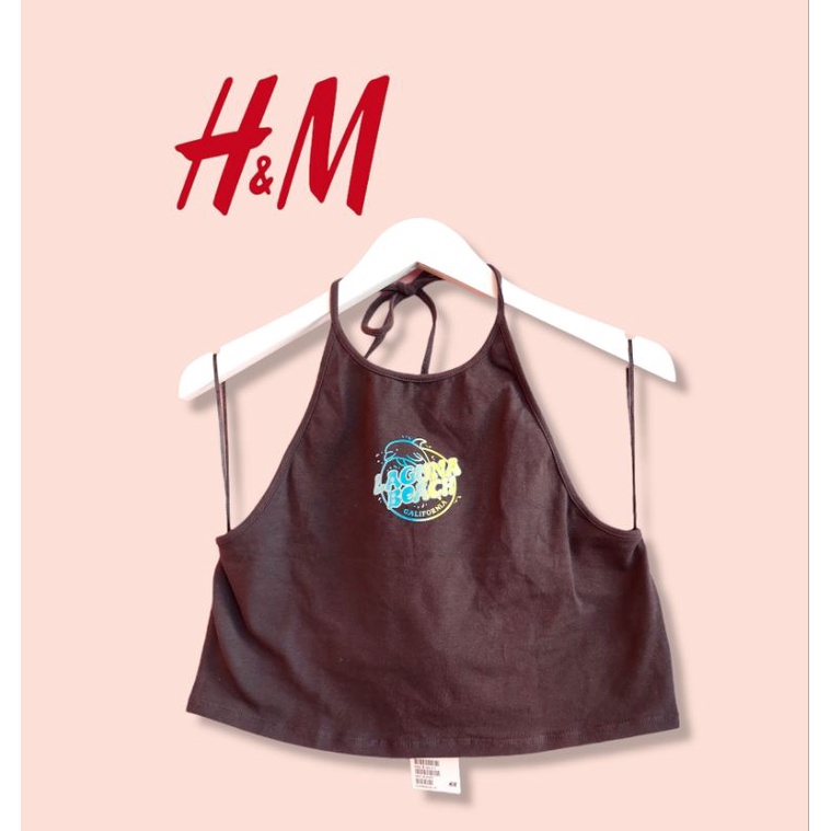 HNM H&M Crop Tanktop Atasan NEW WITH TAG