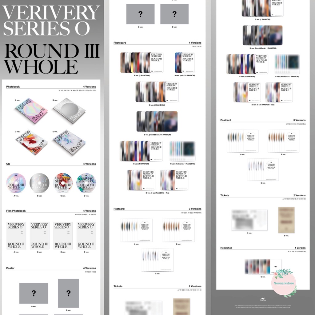 [PO] VERIVERY Vol.1 VERIVERY SERIES ‘O’ - ROUND 3 : WHOLE