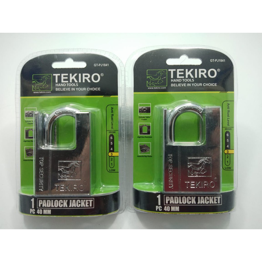 GEMBOK JACKET TEKIRO 40MM/GEMBOK TRUCK RUMAH GARASI PAGAR RUMAH GUDANG