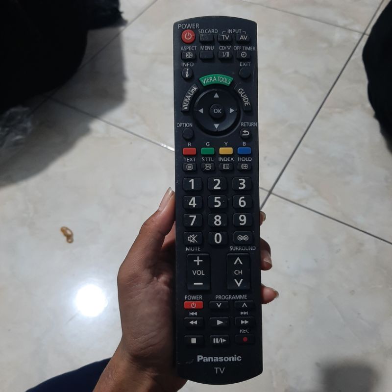 REMOTE REMOT TV PANASONIC VIERA LED LCD ORIGINAL ASLI