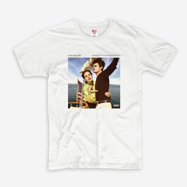 Kaos/T-Shirt LANA DEL REY - NORMAN FUCKING ROCKWELL