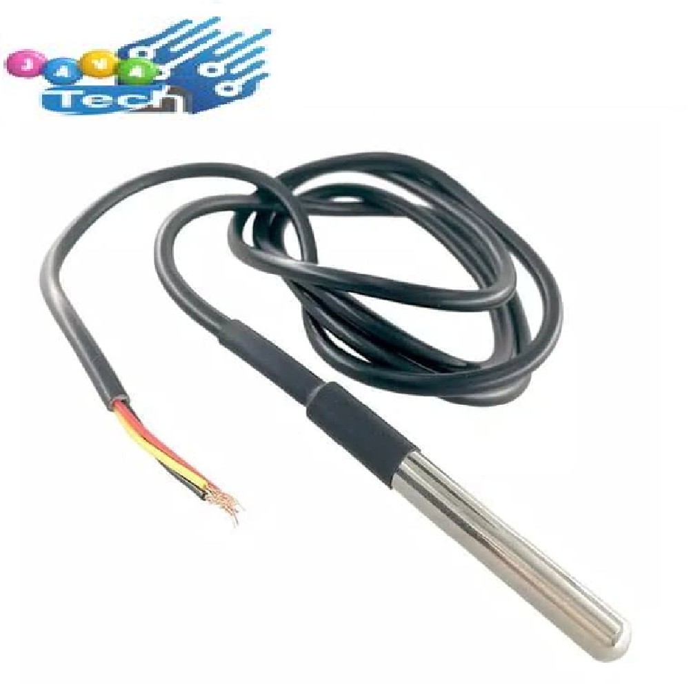 Sensor Suhu DS18B20 Waterproof Temperatur Probe Sensor Anti Air