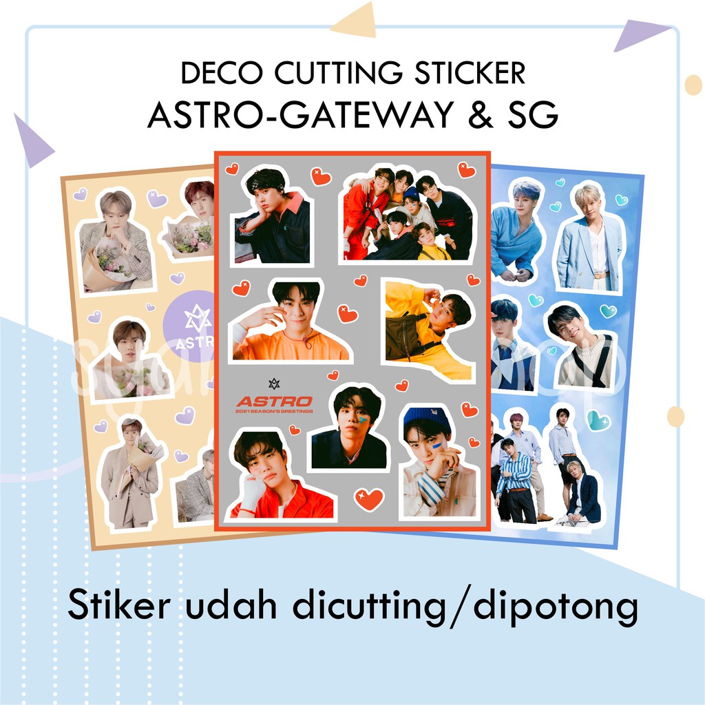 CUTTING DECO STICKER ASTRO STIKER ASTRO - GATEWAY ASTRO ONE & ONLY