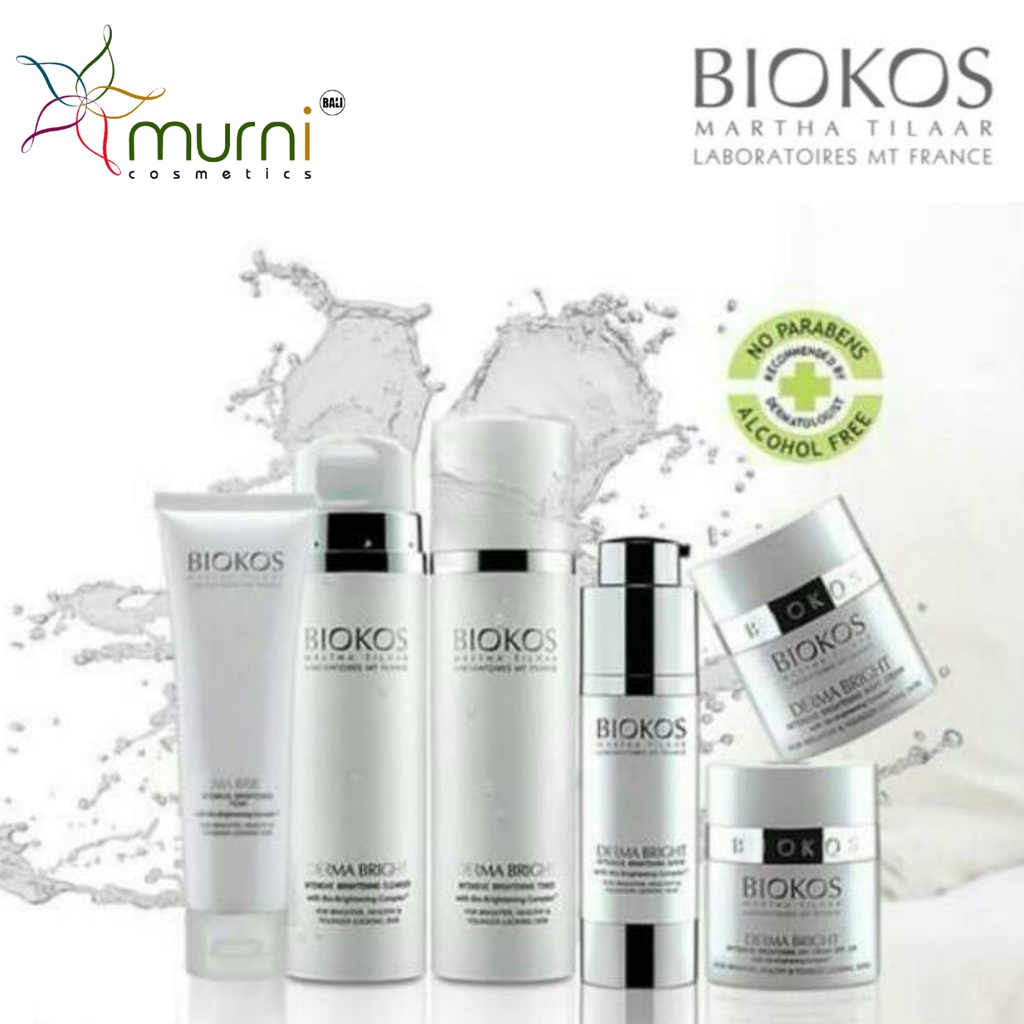 BIOKOS DERMA BRIGHT DAY NIGHT CREAM | CLEANSER | TONER | BRIGHTENING SERUM