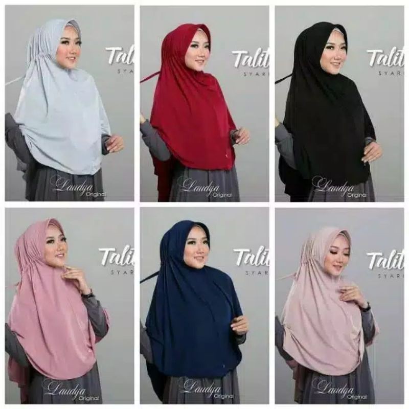 Jilbab Serut Jumbo Polos / Adiba Serut Jumbo