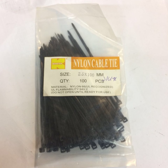 Jual Kabel Tie Kabel Ties Cable Tie Cm Mm Insulock Insulok Hitam