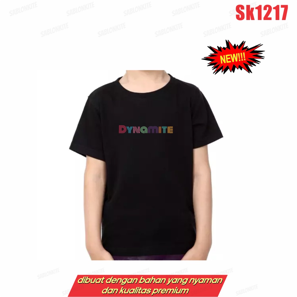 MURAH!!! KAOS ANAK KPOP DYNAMIT SK1217 UNISEX COMBED 30S